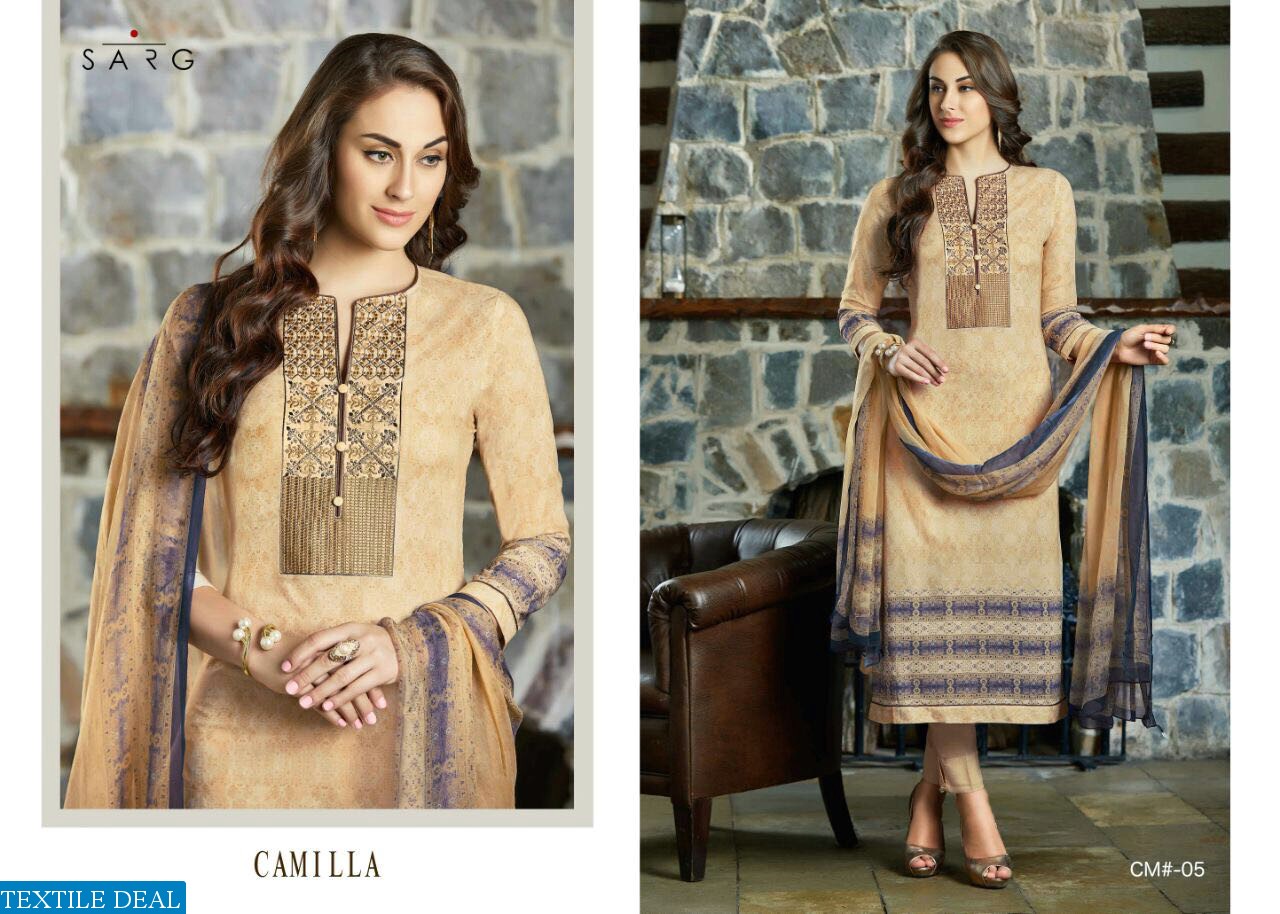 Sarg Camilla Wholesale Luxury Salwar suits collection